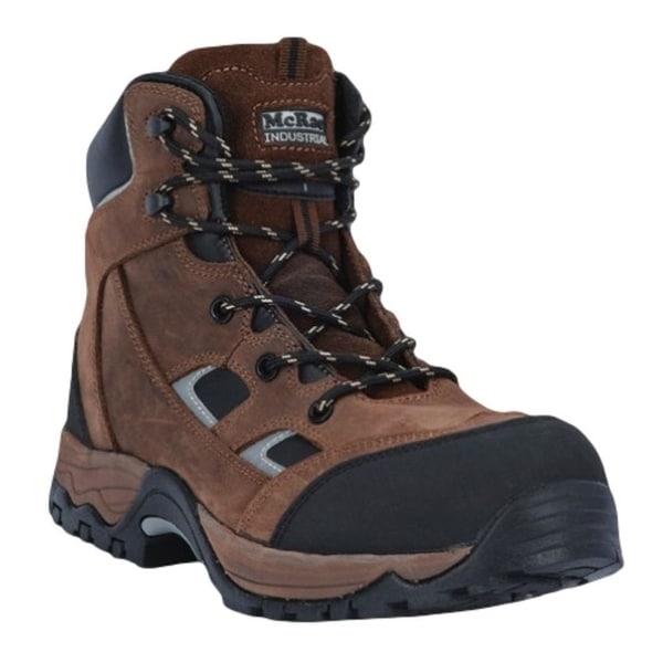 McRae Industrial Work Boots Mens 6" CT Lace Up Crazy Horse Overstock